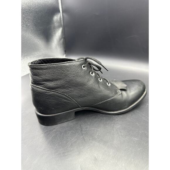 Ariat Angle Booties Women 8.5M ATS Lacer Kiltie Rockabilly Rodeo ATS Western - Picture 8 of 13